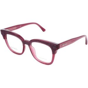 Jimmy Choo JC176 197 PLUM GLITTER PLUM 49/18/145 Vrouw Brilmonturen
