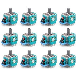 12X Controller 3D Analoge Joystick Thumb Sticks Vervangende Reparatie Onderdelen Concurreerbaar met PS5 Controller