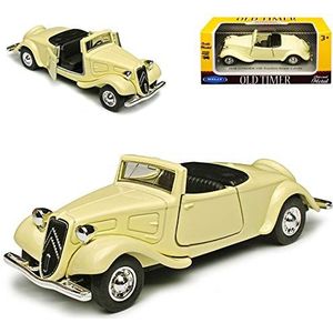 Citroen Traction Avant 11B Cabrio Open Beige Cream 1934-1957 ca 1/43 1/36-1/46 Welly Model Auto Model Auto