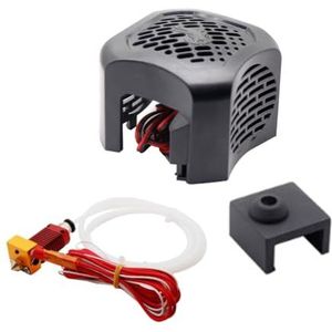 Hotend Kit Volledige Set Warmteblok Thermistor Extruder Nozzle Gemonteerd voor Ender3