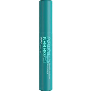 Maybelline New York Oog make-up Mascara Green Edition Mega Mousse Mascara 1 Blackest Black
