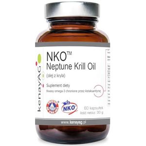 Kenay - NKO Nepute Krill Olie - 60 Capsules - Voedingssupplement met Omega-3