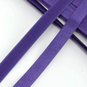 5/10 Meter 12mm Naai-elastiekband voor Sling Ondergoed Rubberen Banden BH-band Nylon Elastiek Tape Kledingaccessoires-Paars-12mm-5 Meter