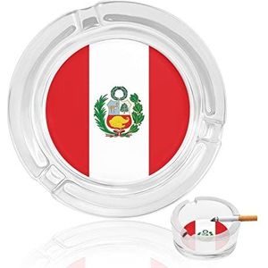 Rode Panamakanaal Landengte Glas Asbak Print Sigaar Asbakken Sigaretten Asbak Roken Houder Asbak Voor Thuiskantoor
