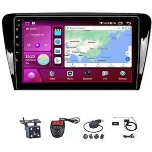 Android Double Din Car Stereo 9 Inch Touchscreen Autoradio Autotoebehoren Multimedia Stuurwielbediening met Navigatie Plug And Play Voor Skoda Octavia 3 A7 2014-2018(M600S 4G+WIFI 6G+128G)