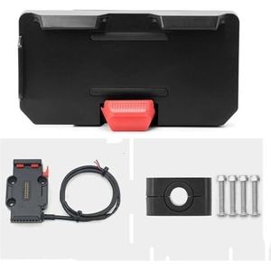 Telefoon Navigatiebeugel Voor BMW Voor R1250GS Voor ADV Voor R1200GS Voor S1000XR Telefoon Navigatie Beugel Draadloze Charing 12mm 16mm 22mm GPS-navigatiebeugel (Kleur : Package 1)