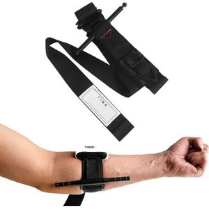 Tactische Tourniquet, Nooduitrusting For Buiten, Spiraalcompressie, Bevestigingsstang Van Aluminiumlegering, Lengte 106 Cm, Tijdregistratie, Afneembare Gesp(5pcs)