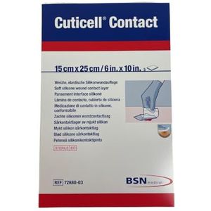 Cuticell - Contact - Siliconen Wondlaag - 15 x 25 cm - 5 Stuks