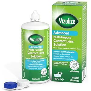 Vizulize Alles-in-één reinigingsoplossing voor alle contactlenzen, 360 ml