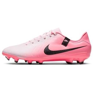Nike Heren Legend 10 Academy FG/MG voetbalschoenen, roze schuim zwart, 45 EU, Roze schuim zwart, 45 EU