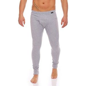 stylenmore Thermische onderbroek voor heren, lange gulp, comfortabele tailleband, binnenfleece, winter, koudebescherming, wintersport, wandelen, werkkleding, opgeruwd, verwarmend, M-4XL, antraciet,