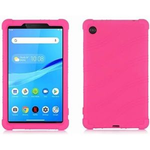Case Geschikt for Lenovo Tab M7 (2nd Gen) TB-7305X 7305i 7305 Kinderen Veilig Schokbestendig Siliconen Cover Tablet Beschermhoes (Color : Hot Pink)