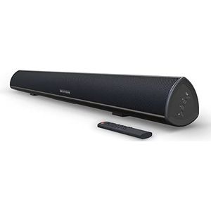 100 watt 40 inch tv-soundbar, MEGACRA Home Theatre-systeem bedrade en draadloze soundbar-luidspreker (Bluetooth 5.0, 105dB, Dsp-audio, basverstelbaar, wandmontage)