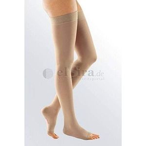 Medi Medi Mediven Forte kkl2 AG Dijkousen noppen-haftband Normaal Open Kant Zwart II