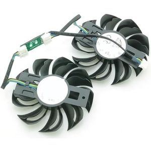GA81B2U PFTA 12V 0.38A 4Pin 75mm VGA Fan For Dataland for RX550 RX560 RX460 Graphics Card Cooler Cooling(GA81B2U-Pair)