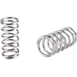10 stks 304 Rvs Drukveer Y-vormige Schokabsorptie Terugkeer Lente Draad Diameter 60/70/80mm(70mm 10pcs,18mm)