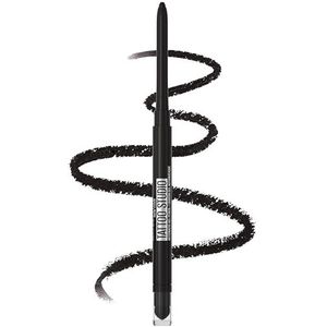 Maybelline New York TattooStudio Waterdichte Mechanische Gel Eyeliner Potlood Makeup, Smokey Zwart, 1 Count