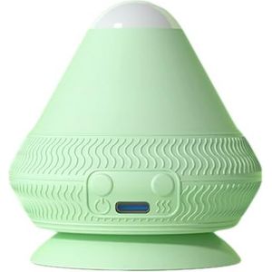 ARVALOLET - Massagebal met hitte met zuignap, oplaadbaar voor stressvermindering (groen)