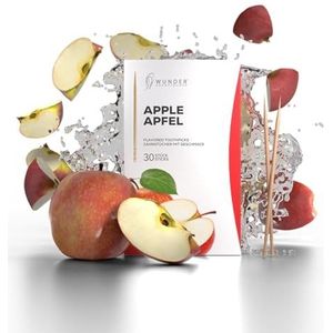 Wunder Tandenstokers met smaak - 30x individueel verpakte tandenstokers - verkrijgbaar in 8 verfrissende smaken - zachte mondhygiëne - frisse adem - individueel verpakte smaakvolle tandenstokers (appel)