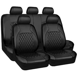 Autostoelhoes voor CRV CR-V 4. generation 2012 2013 2014 2015 2016 2017 2018,9-delige Set Stoelbeschermer Leer Beschermkussen Complete Set Stoelbekleding,A/9pcs Set Black