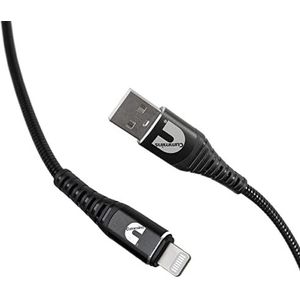 Cummins Lightning(R) naar USB-kabel MFi-gecertificeerd compatibel met de meeste Apple(R) apparaten Plus Wrap Attachment 8ft CMN4708