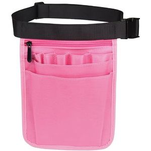 Kapsalon Heuptas, nylon, waterdicht, zwart, voor handmatige reparatiegereedschap, opbergset, schaar, handtas (roze)