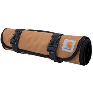 Carhartt 18 Pocket Utility Roll, Duurzaam Waterbestendig Tool Organisatie Roll Bag, Essential Tool Roll (Carhartt Bruin), Eén maat, 18 Pocket Utility Roll
