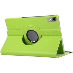 360 graden draaibare standaard tablethoes geschikt for Lenovo Tab P12/ Xiaoxin Pad Pro 12.7inch TB-370FU TB-371FC hoes(Green,For Lenovo P12 12.7 inch)