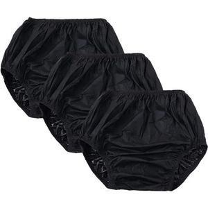 Lekvrij ondergoed voor volwassenen, incontinentie, wasbaar, geluidsarm, herbruikbaar, kunststof, incontinentieslip C, L