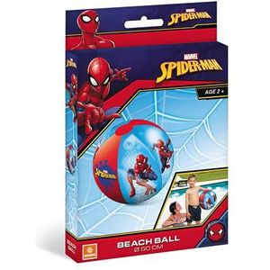 Mondo Toys - Spiderman Beach Ball - kleurrijke strandbal - opblaasbaar ideaal om te spelen in het water - geschikt voor kinderen/jongeren/volwassenen - 50 cm diameter - 16900