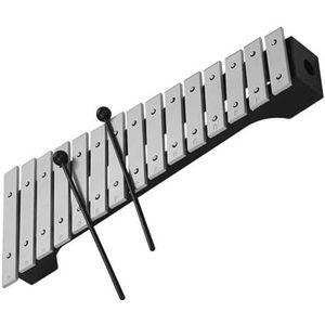 15 noten mooi en praktisch klokkenspel houten basis aluminium stok met hamer percussie-instrument Klokkenspel Percussie-instrumenten