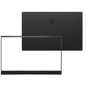 Zwarte LCD achterkant achterkant bovendeksel deksel hoes en voorrand cover compatibel met MSI GS66 Laptop MS-16V1 MS-16V2 MS-16V3 Modellen