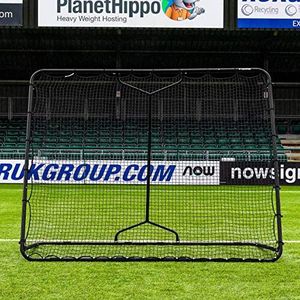 RapidFire Mega voetbal rebounder |Verstelbaar voetbalstuiternet [Klein of groot] (Groot | 2,1M X 2,4M)