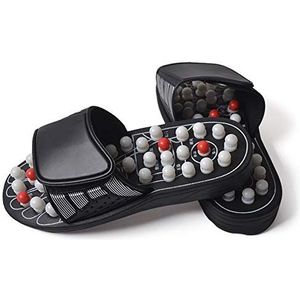 MoonyLI voet acupressuur massage pantoffels massage-apparatuur acupressuur reflexzonenmassage sandalen voor mannen vrouwen massage pantoffels massage schoenen acupunt massage pantoffels (38-45)