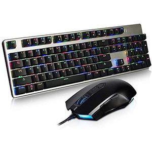 draadloos mechanisch toetsenbord, draadloos toetse Green Axis USB-interface Bedraad toetsenbord/Esports-game