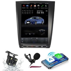 Android 15 Autoradio Navi voor L-exus GS300 (2004-2011) 12.1 ""Touchscreen Car Multimedia Player met draadloze carplay GPS-navigatie Bluetooth 5.0 HIFI FM 5G-WiFi SWC DSP MIC,4g+64g