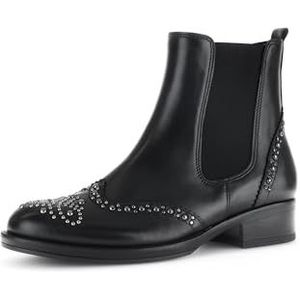 Gabor Chelsea Boots voor dames, zwart 27, 40.5 EU