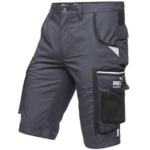PUMA WORKWEAR Premium werkshort met veel zakken en verstevigd materiaal - Zwart - Maat 56