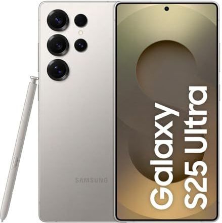 Samsung Galaxy S25 Ultra 17,5 cm (6.9") Dual SIM Android 15 5G USB Type-C 12 GB 1 TB 5000 mAh Grijs, Titanium