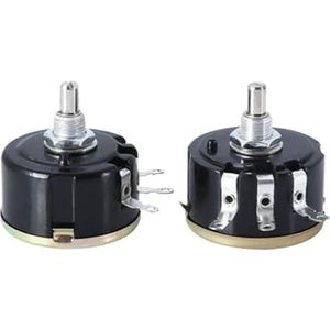1 potentiometer wx110 (010) WX010 1W 1K 2K2 4K7 10K enkele draai verstelbare weerstand draaischakelaar (beige, 4K7)
