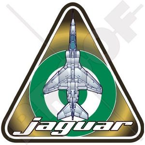 JAGUAR SN NIGERIA BAC-Breguet (SEPECAT) Nigeriaanse AirForce NAF 3,7 ""(95 mm) vinylsticker, sticker