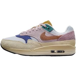 NIKE Air Max 1'87 Premium damessneakers, 45,5 EU, Grain Rugged Orange Plum Fog Violet Dust, 45.5 EU