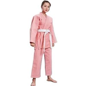 UBOHUZ Roze Jiu-Jitsu/BJJ Gi uniformen, Judopaken, Grappling-Kimono, Jiu-Jitsu-Gi vechtsportkleding voor mannen, vrouwen (XXL)
