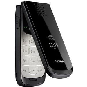 Nokia 2720 Fold mobiele telefoon (4,6 cm (1,8 inch) display, Bluetooth, 1,3 megapixel camera) zwart