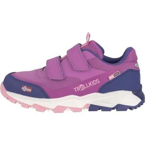 Trollkids Preikestolen waterdichte wandelschoen voor kinderen, Malvenpink Violet Blauw Roze, 32 EU