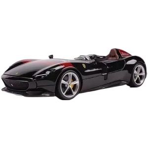 1:24 Voor Ferrari Monza SP1 Sportwagen Legering Auto Diecasts & Speelgoedvoertuigen Automodel (Color : A, Size : No box)