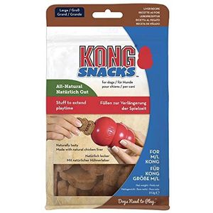 KONG Snacks – hondensnacks met natuurlijke ingrediënten (ideaal voor Kong van rubber), lever – voor grote honden