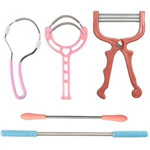 5 Delige Haarverwijderaar, Gezichtshaarverwijderaar, vrouwengezicht epileren voor snelle en zachte scheerbeurt, bovenlip, kin en wangen gezichtshaarverwijderaar