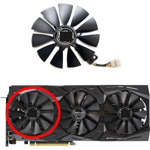 Vervangende ventilator voor ASUS GeForce RTX2060 2060S 2070 ROG STRIX OC grafische kaart T129215SH T129215SL(Left fan)