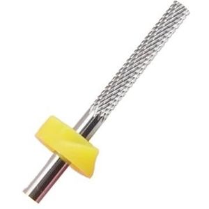 HQABCUTR 1 stuks nagelboorbits, 3/32"" hardmetalen nagelriem, tweezijdig draaibaar